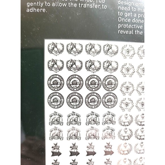 NEW Knob Transfers Redesign With Prima Farm Fresh Market Farmhouse - Picture 11 of 11